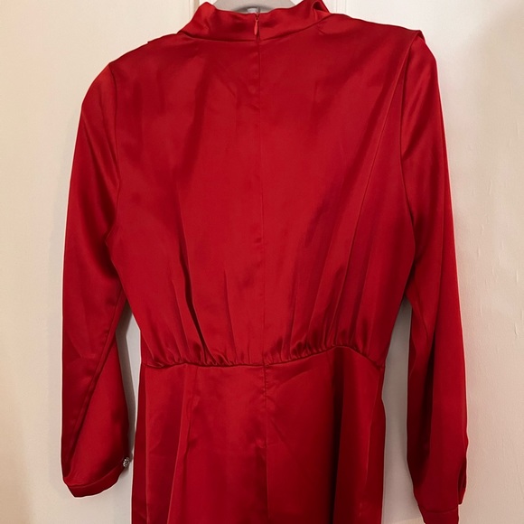 Zara Satin Effect Short Jumpsuit Romper NWT - Picture 3 of 6